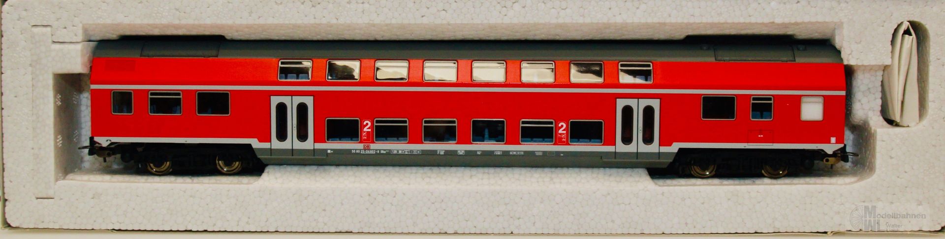 Piko 53110 - PIKO - Doppelstockwagen DB Ep.V DBUz747 verkehrsrot H0/GL